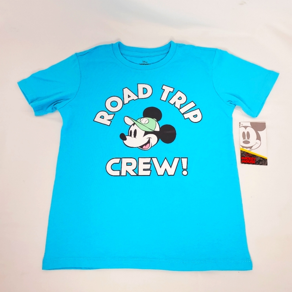 Disney Boys Mickey Mouse Road Trip Crew T-shirt